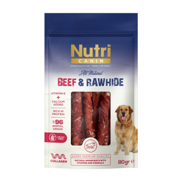 Nutri Canin Rawhide Snack - Sığır / 80g